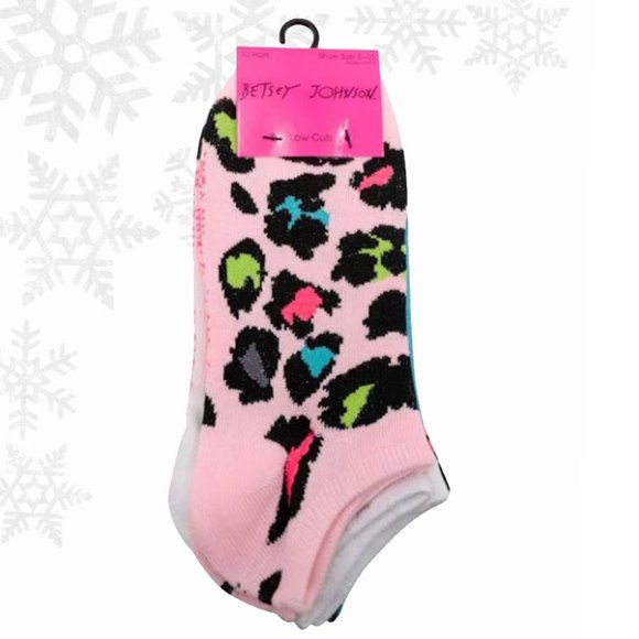 Betsey Johnson Wild Times Lowcut Ten Pack Multi, 10 Pairs - Picture 3 of 6